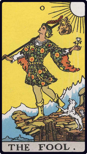 タロットカード 愚者 the fool waite amateras-blog