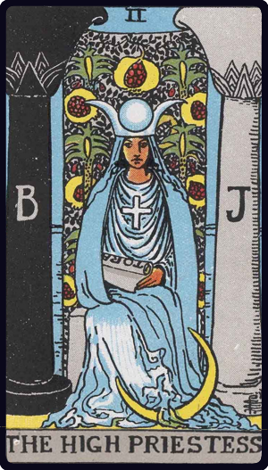 タロットカード 女司祭長 the high priestess waite amateras-blog