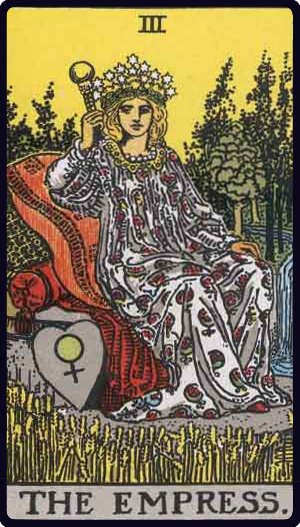 タロットカード 女帝 the empress waite amateras-blog