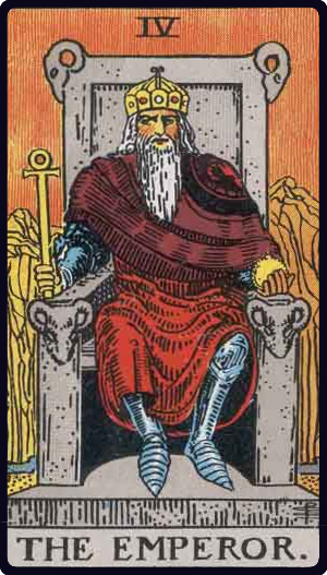 タロットカード 皇帝 the emperor waite amateras-blog