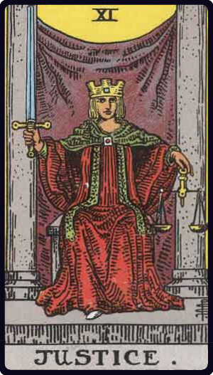 タロットカード 正義 justice waite amateras-blog