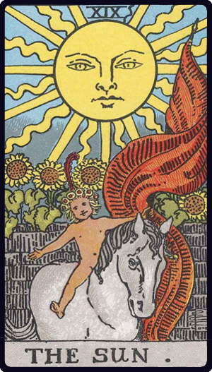 タロットカード 太陽 the sun waite amateras-blog