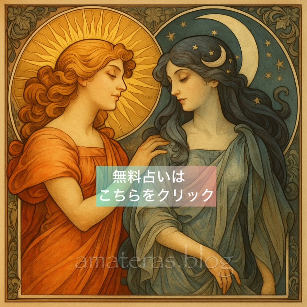太陽と月のイメージ画像